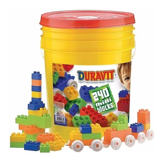 Miniblocks Duravit Balde 240 Pzas - Tienda Mis Juguetes