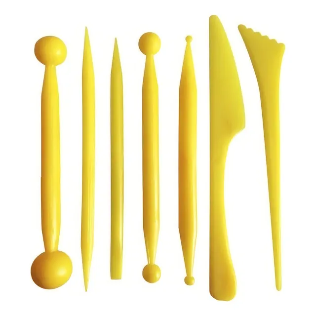 Estecas Estiques Modeladores Estiletes Pasta Arcilla 7 Pzas