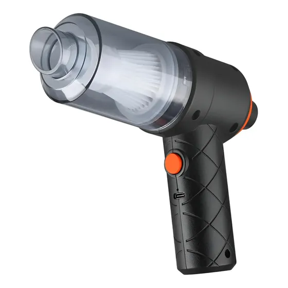 Aspiradora Inalámbrica Mangocargo 2en1 4500PA USB Recargable LED Hogar Coche