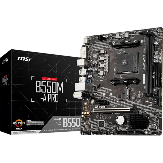 Tarjeta Madre Msi B550m-a Pro Amd Am4 Ddr4 Micro Atx