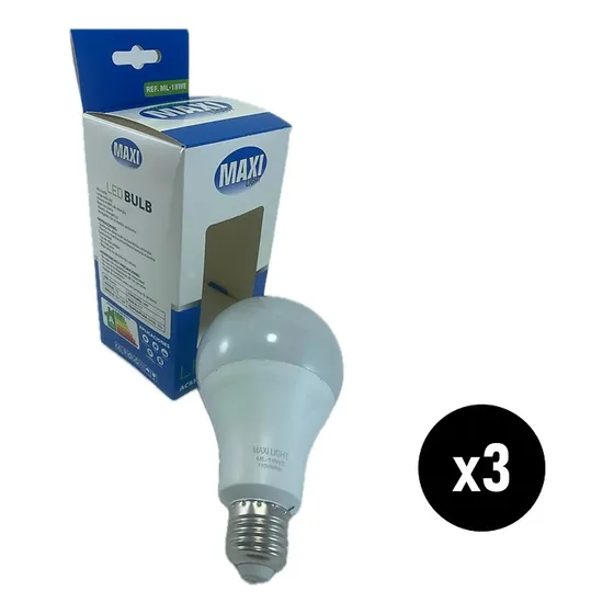 Bombillo Led 18w Rosca E27 Exterior X3uni