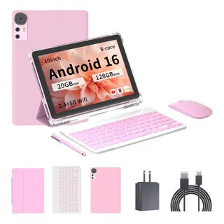 Tablet Android 16 10 20gb Ram 128gb Rom Rosa Rosa