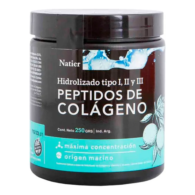 Natier Peptidos De Colágeno Suplemento Vegano X 250gr Local