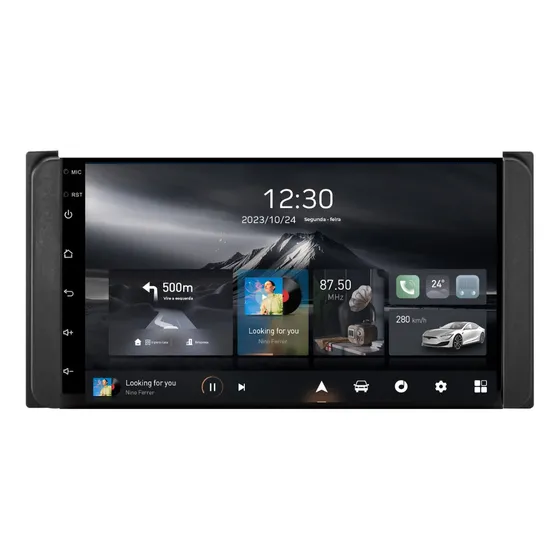 Multimidia 7 Android Toyota Corolla 2003 A 2008 Adak 64gb