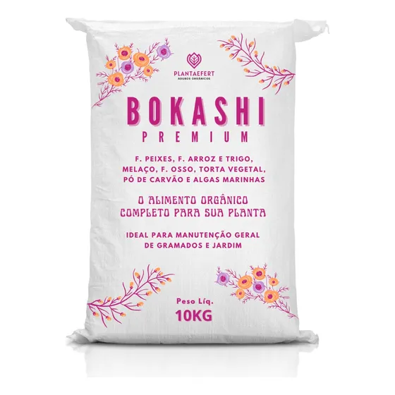 Adubo Organico Saco Bokashi 10kg P/ Todos Os Tipos Plantas