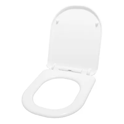 Tapa Asiento Inodoro Caída Amortiguada Cierre Suave Color Blanco Daccord