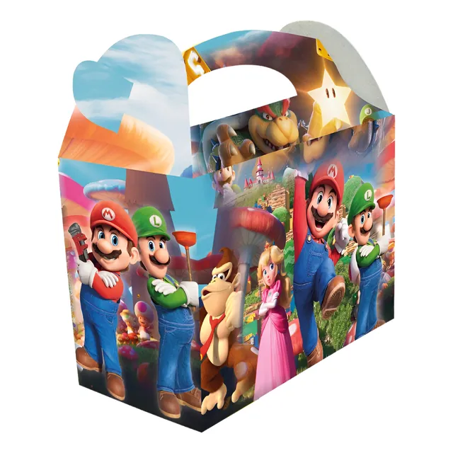 Cajas Sorpresa Temática Mario Bros Para Cumpleaños