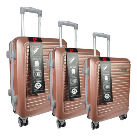 Set 3 Valijas 28 24 20 Pierre Cardin Carry On Mediana Grande Set 3 Valijas 28 24 20 Pierre Cardin Carry On Mediana Grande