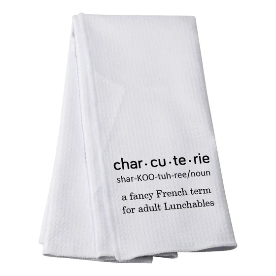 Toalla Cocina Definicion Charcuteria Regalo Para Amante Char