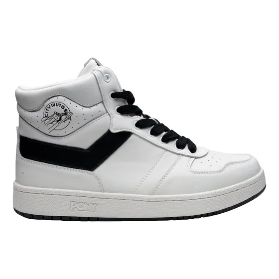 Zapatillas Pony Lifestyle Mujer City Wings Hi M Bco-neg Cli