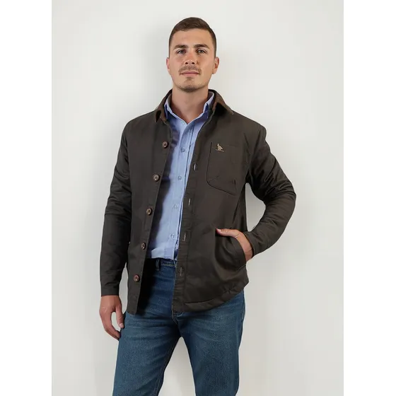 Campera Gabardina Raidistas Gris