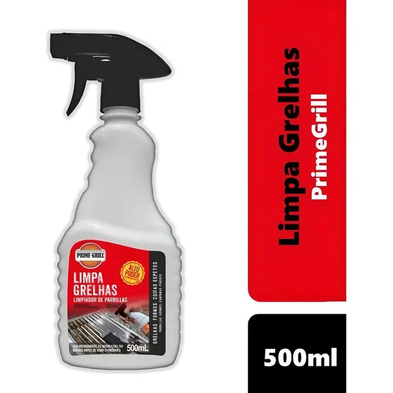 Limpa Grelhas Chapas Fogões Desengordura 500 Ml Prime Grill