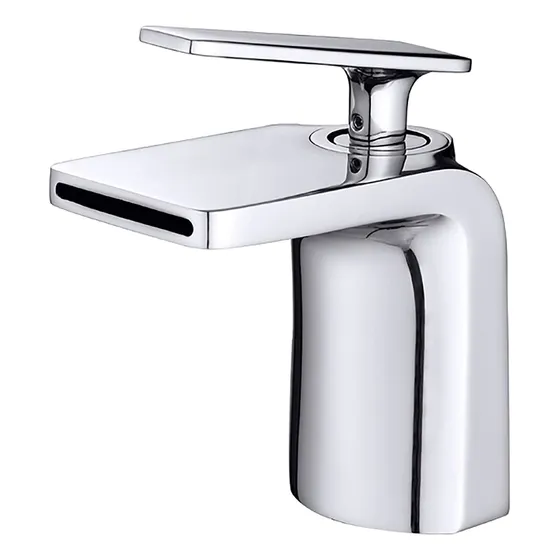 Grifo Monomando Para Lavabo Baño Cascada Mezclador Agua Fria