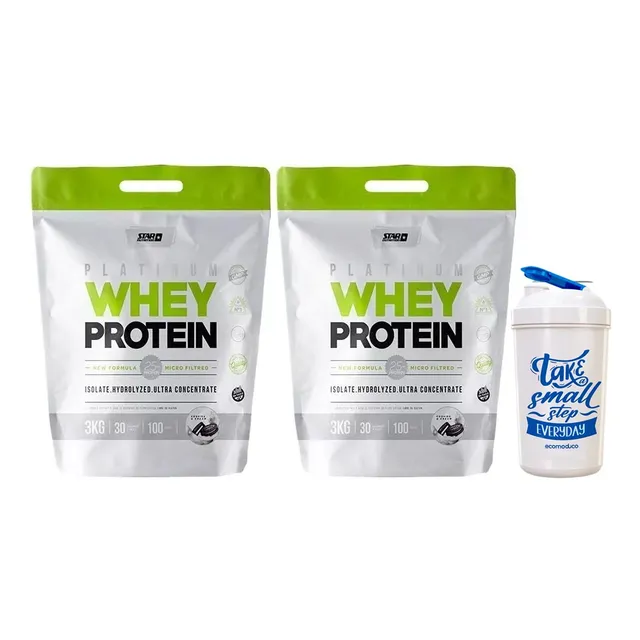 Proteina Star Nutrition 3 Kg X 2 Uni. + Vaso Star Nutrition