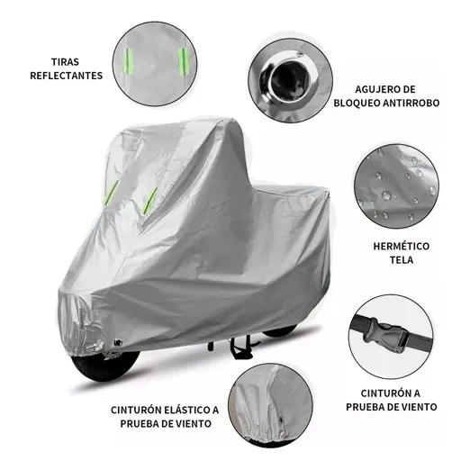 Forro Cobertor Impermeable De Moto Y Bicicleta