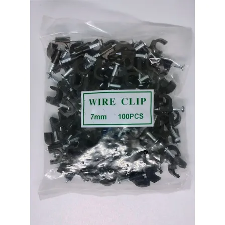 Grampas Negra Rg6 7 Mm 10 Bolsas