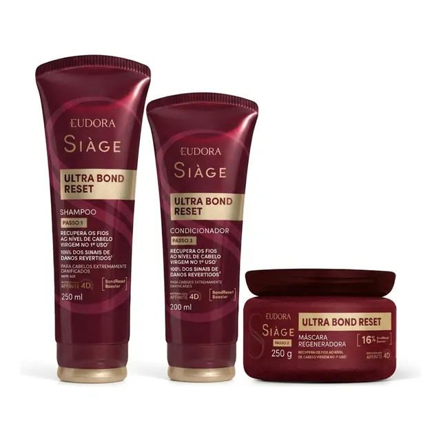 Combo Siàge Ultra Bond Reset (3 Itens)