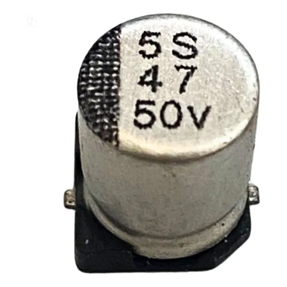 (50x) Capacitor Eletrolítico Smd 47uf 50v 8x10mm Elna