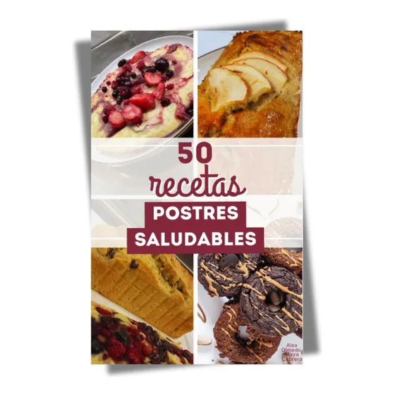 Recetario Postres Saludables Imprimibles/digital