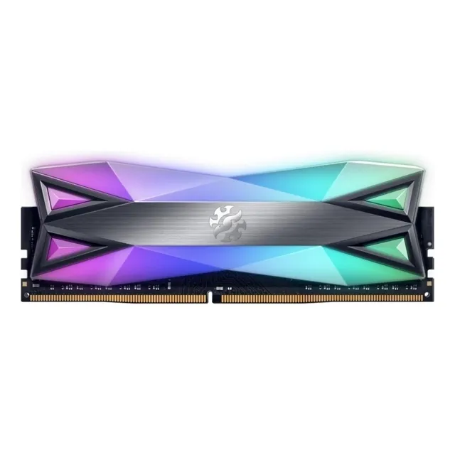Memoria RAM Spectrix D60G gamer color tungsten grey 16GB 1 XPG AX4U3200316G16A-ST60