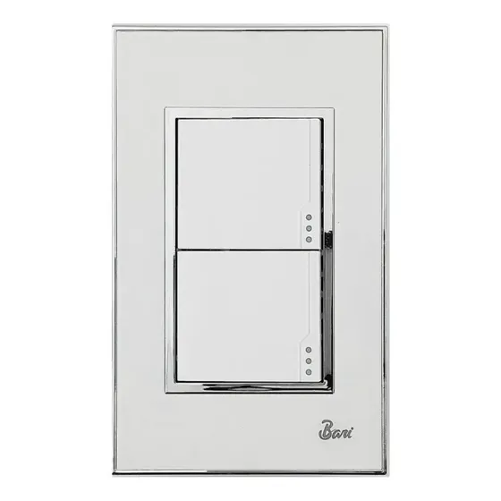 Interruptor Doble Serie Bianco Bari