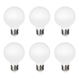 Bombilla Led Edison 6 Pzs G25 (g80) 5w E26 Blanco Bombilla Led Edison 6 Pzs G25 (g80) 5w E26 Blanco