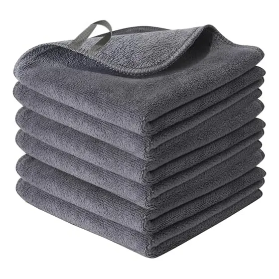 Toalla Desmaquillante Reutilizable  12x12, 6 Pack Microfibra