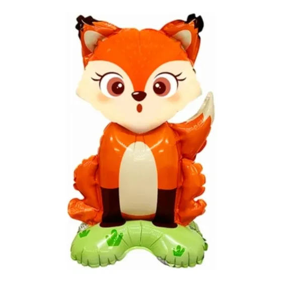 Globo Zorrita Animales Del Bosque Nórdico