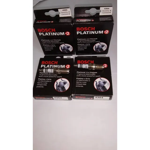 Bujías Ford Fusion\ Bosch Doble Platino\ Made In Germany