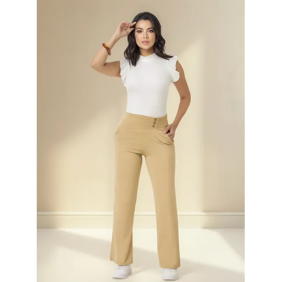 Pantalón Mujer Caramelo Mp 86925