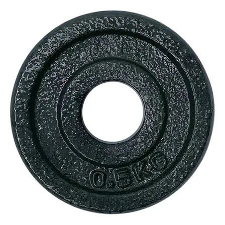 Disco Preolimpico 0,5 Kg Pintado Acero 1 Pulgada Unidad