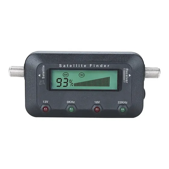 Buscador Satelite Digital Hd Sat Finder Fta Medidor Satelita