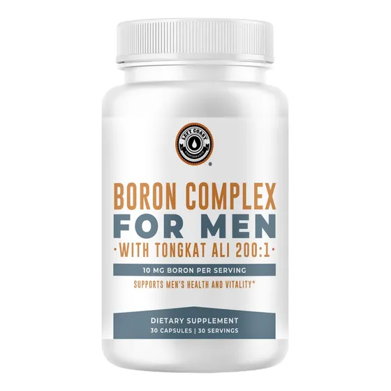 Boron Para Hombres Tongkat Ali -vitamina D, Picolinato Zinc