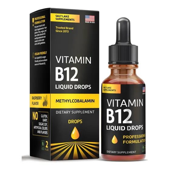 Vitamina B12 Liquid Drops - Vegan B12 Liquid Nslsd