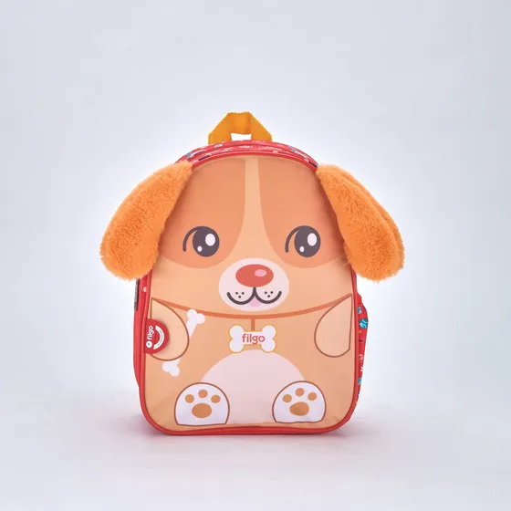 Mochila Escolar Jardín Animales Filgo Babypak Diseño De La Tela Perrito