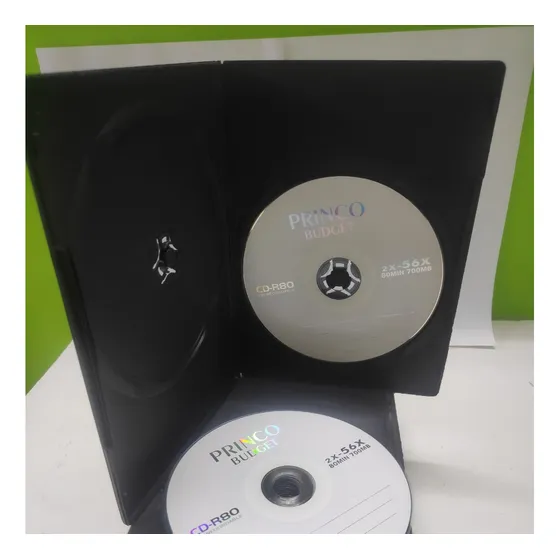 Princo Cds 25 Unidades 16x 700mb No Imprimible Color Blanco