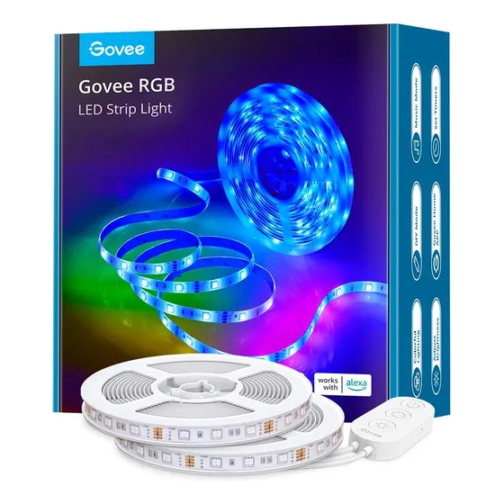Tira De Luces Led Rgb Wifi Y Bluetooth De 10 Mts Govee