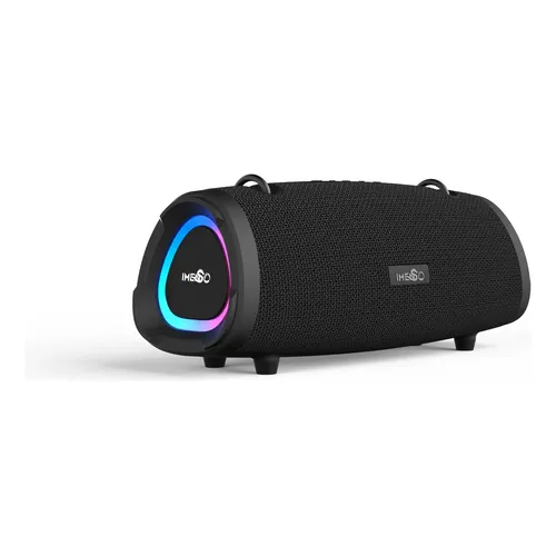 Caixa De Som Imenso X54 160w 24000mah Ipx4 Rgb Com 2 Mic Cor Preto