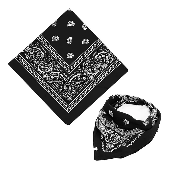 Bandana Estampada Lenço Gangster Rap Trap 55x55 Várias Cores
