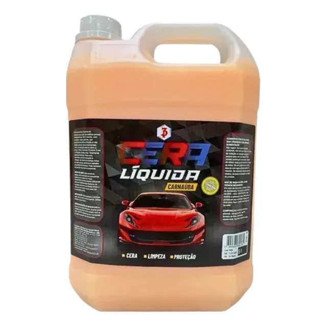 Cera Líquida Automotiva Carnaúba Revitalizadora - 5 Litros