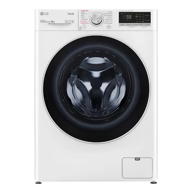 Lavasecarropas automático LG inverter hasta 9kg 220V color blanco