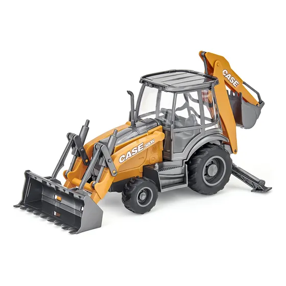 Retroescavadeira Infantil 580n Miniatura Usual Brinquedos Co Cor Laranja