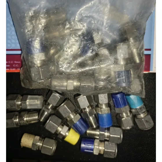 Conector Tubing Recto Acero Inoxidable 3/8 Od X 1/4 Npt