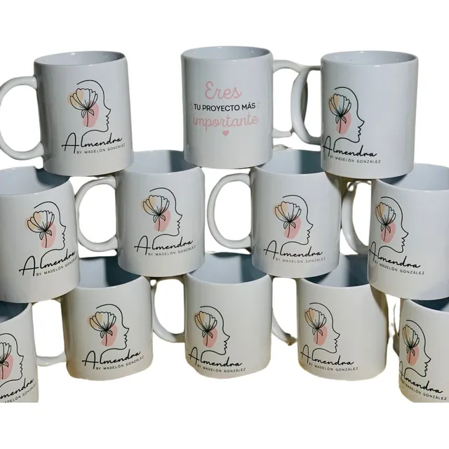 10 Tazas Personalizadas - Regalo Empresarial, Cumpleaños