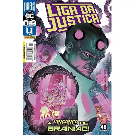 Liga da Justiça: Renascimento - 11 / 34: A Vingança de Brainiac!, de Snyder, Scott. Editora Panini Brasil LTDA, capa mole em português, 2019