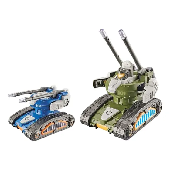 Tanque De Guerra Carro Bate E Volta Transforma Som E Luz