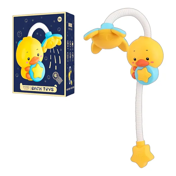 Ducha Para Bebé Juguetes De Bañera Patito A Pilas