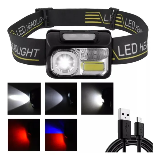 Linterna Led Frontal Cintillo Minero