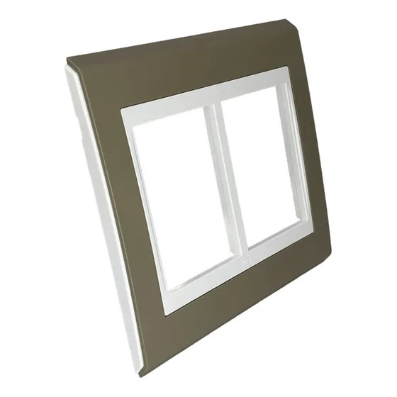 Placa 4x4 6 Posições Style Argila Refinatto 13978318 Cor Marrom