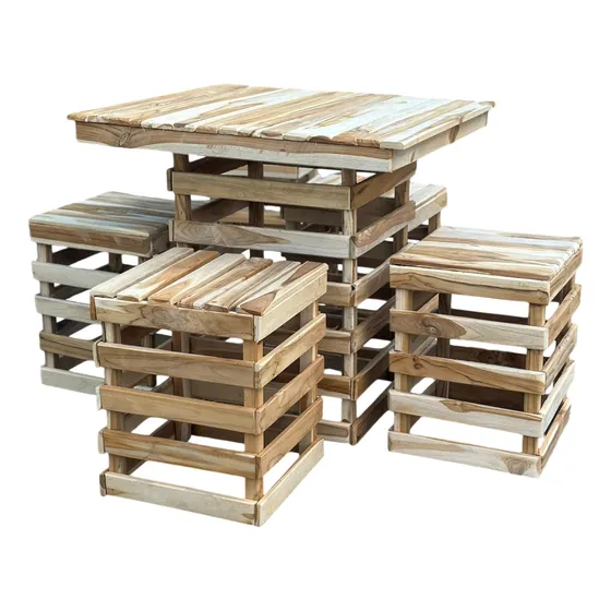 Comedor De Madera Teca Sencillo